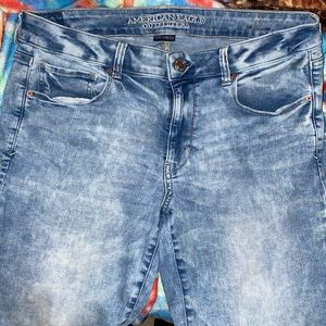 acid wash american eagle jeans